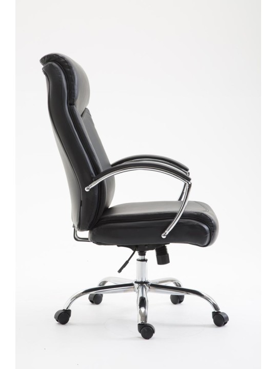 Bureaustoel Vaud kunstleer, zwart