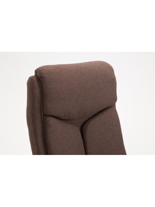 Bureaustoel Vaud stof, bruin