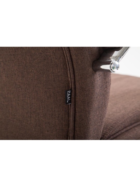 Bureaustoel Vaud stof, bruin