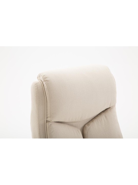 Bureaustoel Vaud stof, crème