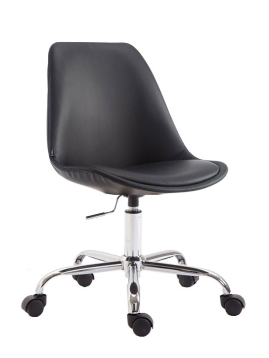 Bureaustoel Toulouse kunstleer, zwart
