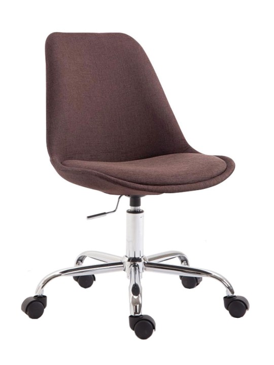 Bureaustoel Toulouse stof, bruin