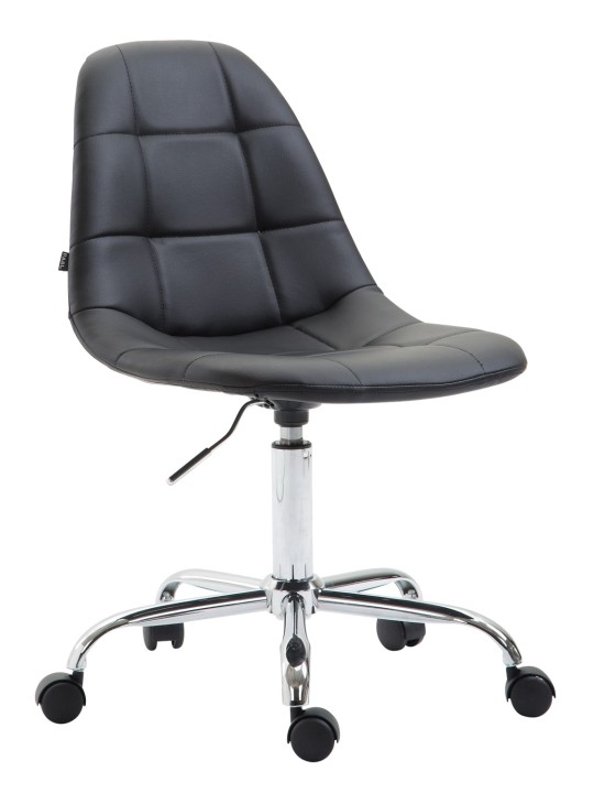 Bureaustoel Reims kunstleer, zwart