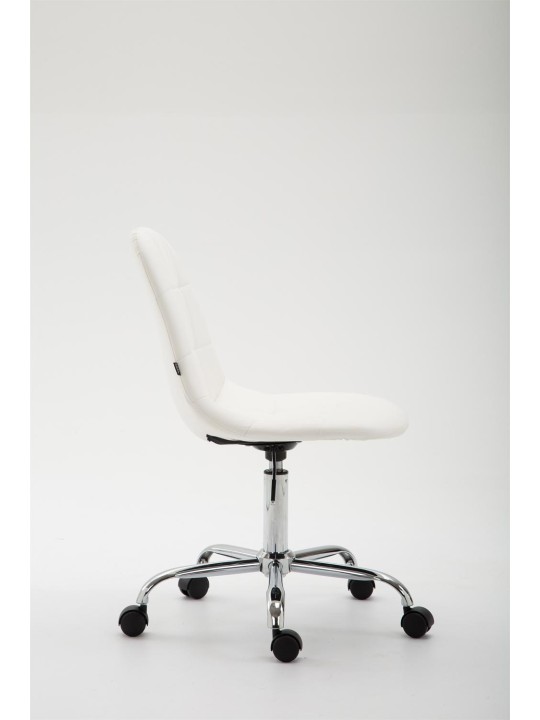 Bureaustoel Reims kunstleer, wit