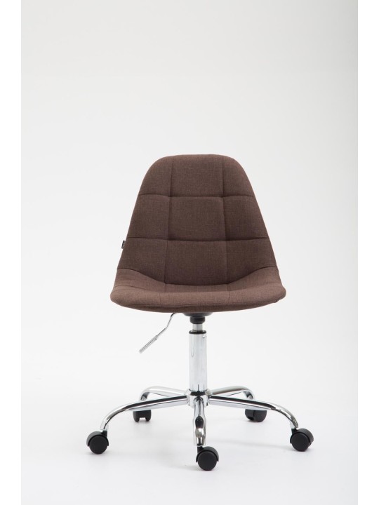 Bureaustoel Reims stof, bruin