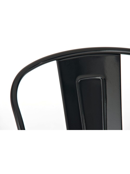 Set van 2 barkrukken Aiden, zwart