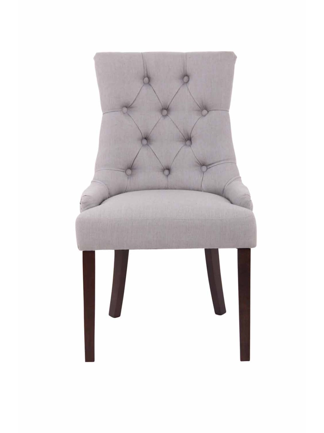 Eetkamerstoel Aberdeen stof antiek, grijs