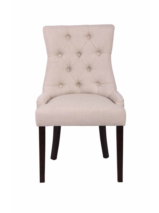 Eetkamerstoel Aberdeen stof antiek, crème