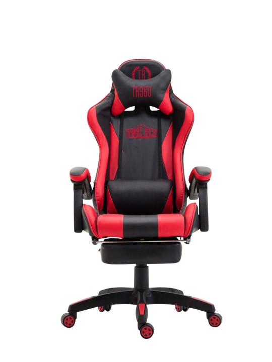 Bureaustoel Ignite kunstleer, zwart/rood