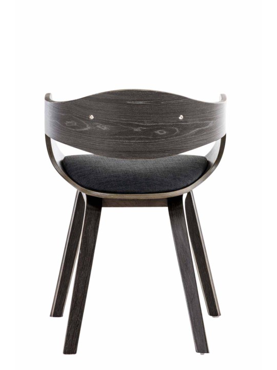 Bezoekersstoel Kingston stof, grijs/donkergrijs