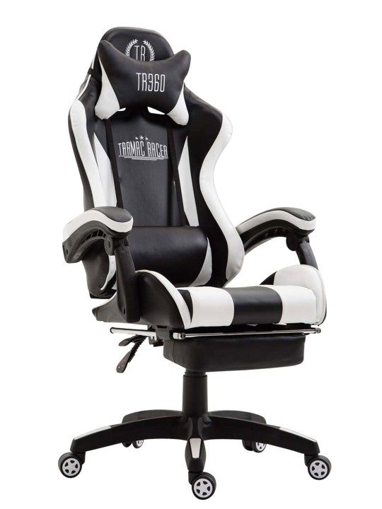 Bureaustoel Ignite kunstleer, zwart/wit