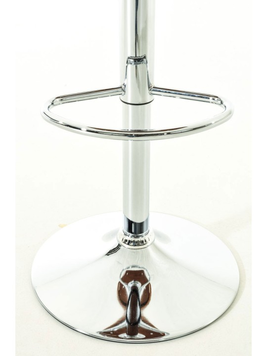 Set van 2 barkrukken Kingston C kunstleer, walnoot/crème