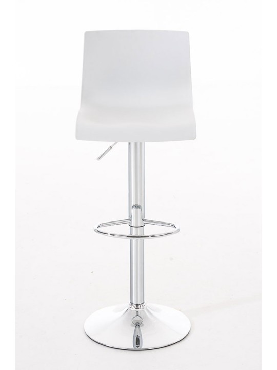 Set van 2 barkrukken Hoover kunststof chroom, wit