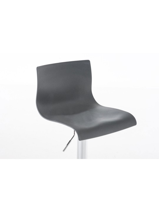 Set van 2 barkrukken Hoover kunststof chroom, grijs