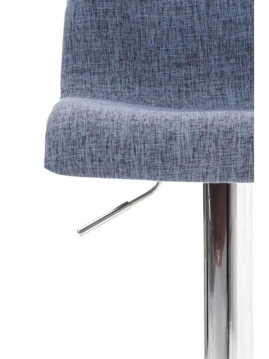 Set van 2 barkrukken Hoover stof chroom, blauw