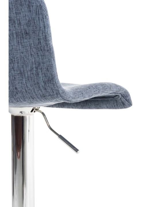 Set van 2 barkrukken Hoover stof chroom, blauw