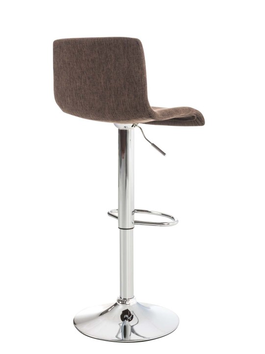 Set van 2 barkrukken Hoover stof chroom, bruin