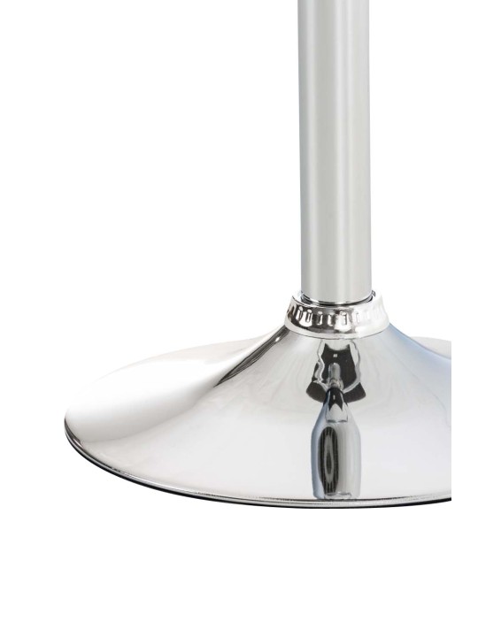 Set van 2 barkrukken Hoover stof chroom, lichtgrijs