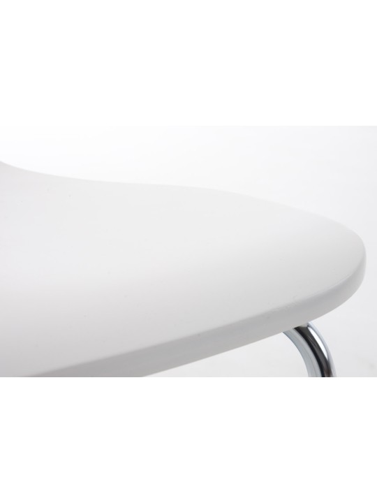 Set van 2 bezoekersstoelen Aaron, wit