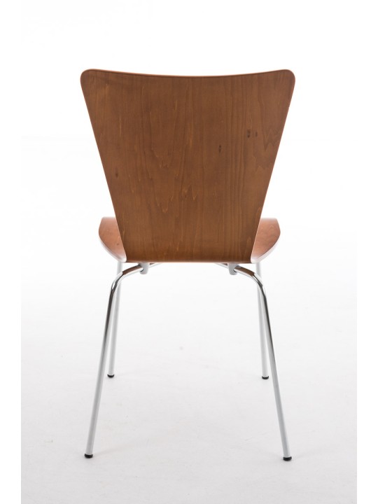 Set van 2 bezoekersstoelen Aaron, bruin