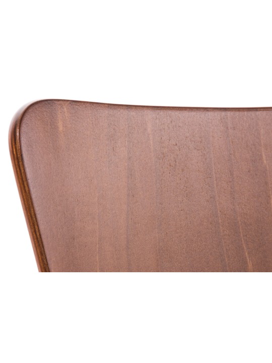 Set van 2 bezoekersstoelen Aaron, bruin