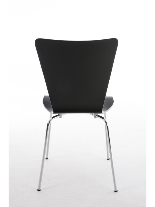 Set van 2 bezoekersstoelen Aaron, zwart