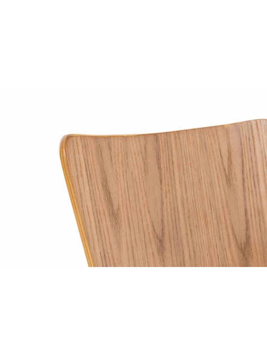 Set van 2 bezoekersstoelen Aaron, eiken