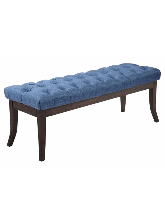 Bank Ramses stof antiek-donker 120 cm, blauw Bank Ramses stof antiek-donker 120 cm, blauw
