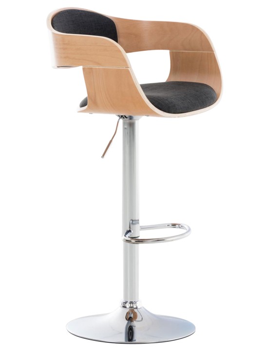 Barkruk Kingston C stof, naturel/donkergrijs Barkruk Kingston C stof, naturel/donkergrijs