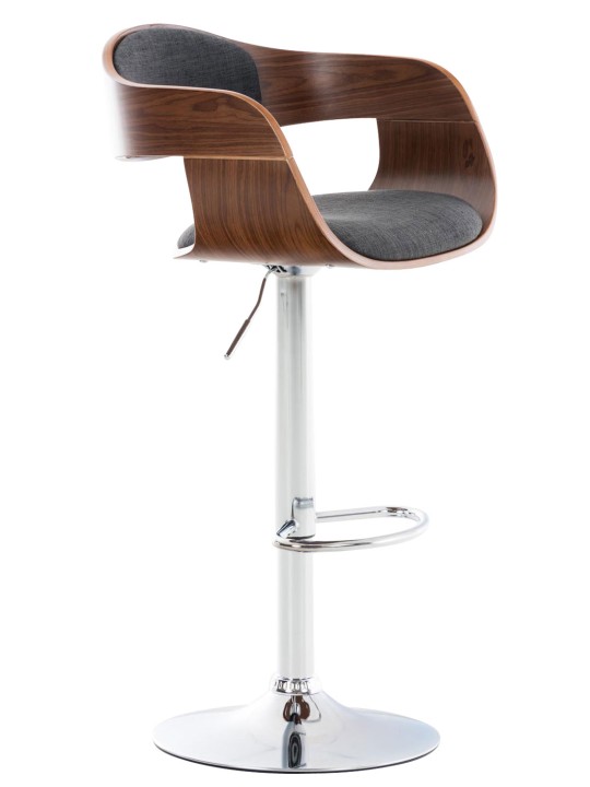 Barkruk Kingston C stof, walnoot/donkergrijs Barkruk Kingston C stof, walnoot/donkergrijs