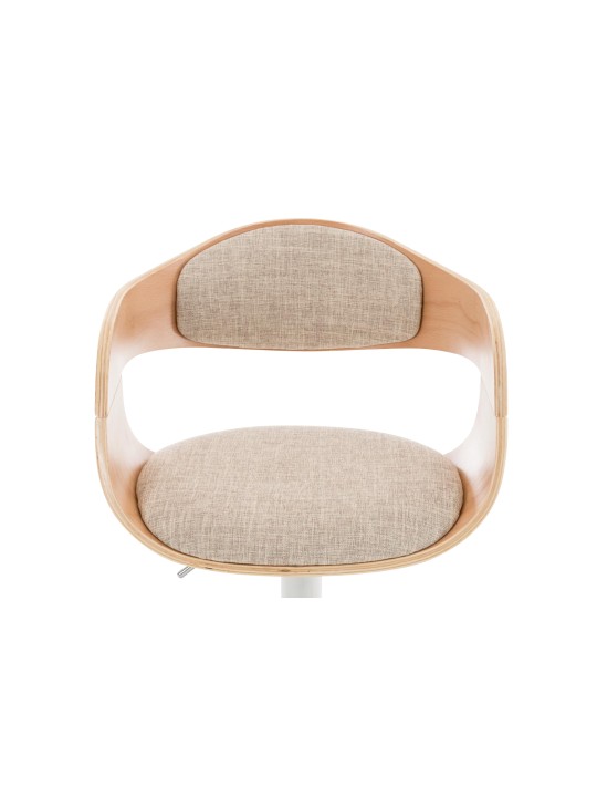 Barkruk Kingston C stof, naturel/crème Barkruk Kingston C stof, naturel/crème