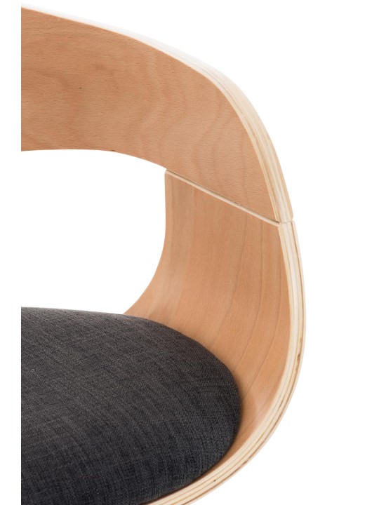 Barkruk Kingston C stof, naturel/donkergrijs Barkruk Kingston C stof, naturel/donkergrijs