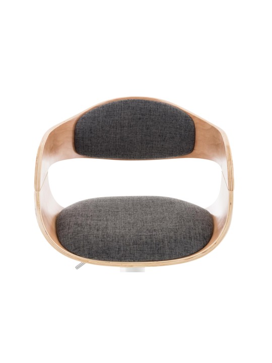 Barkruk Kingston C stof, naturel/lichtgrijs Barkruk Kingston C stof, naturel/lichtgrijs