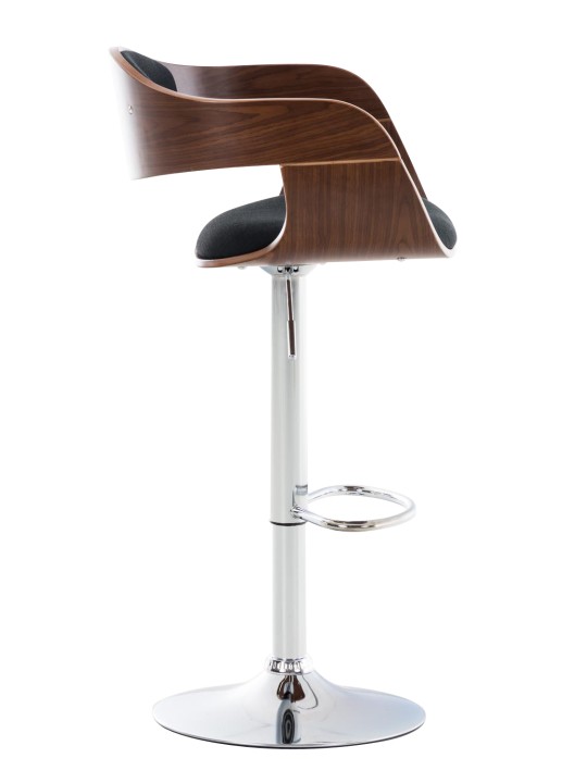 Barkruk Kingston C stof, walnoot/zwart Barkruk Kingston C stof, walnoot/zwart