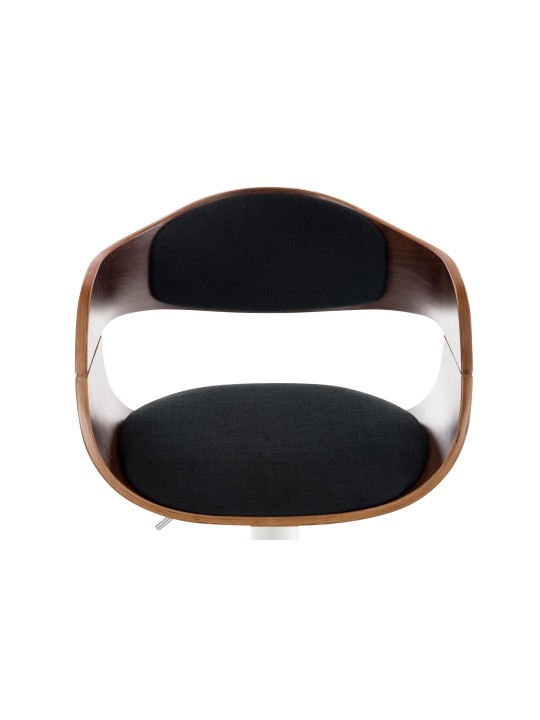 Barkruk Kingston C stof, walnoot/zwart Barkruk Kingston C stof, walnoot/zwart