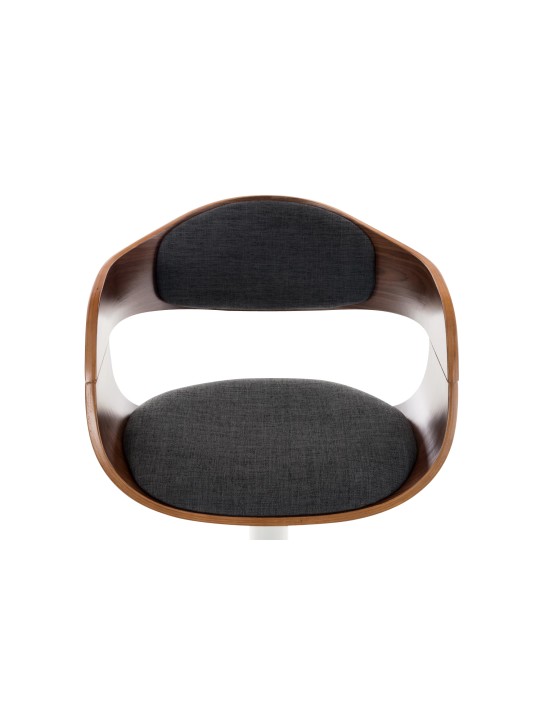 Barkruk Kingston C stof, walnoot/donkergrijs Barkruk Kingston C stof, walnoot/donkergrijs