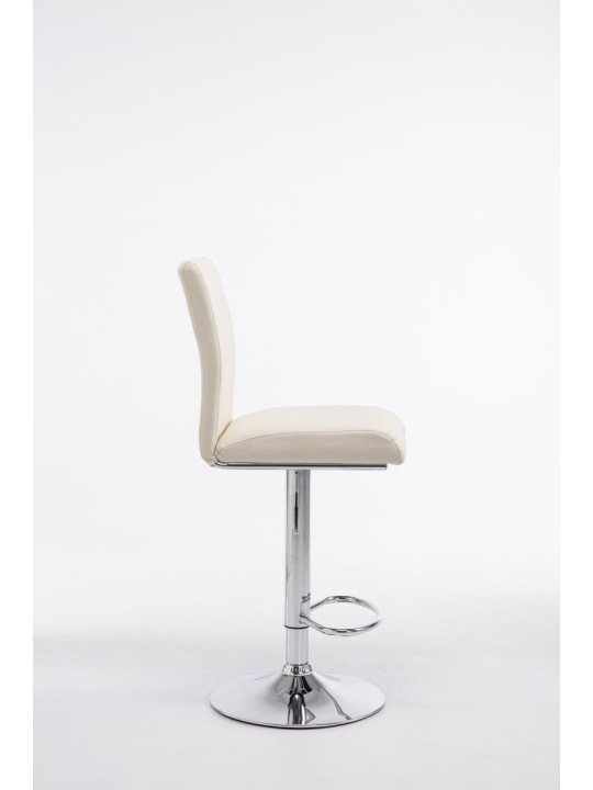 Set van 2 barkrukken Keulen kunstleer chroom, crème Set van 2 barkrukken Keulen kunstleer chroom, crème
