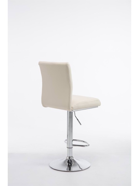 Set van 2 barkrukken Keulen kunstleer chroom, crème Set van 2 barkrukken Keulen kunstleer chroom, crème