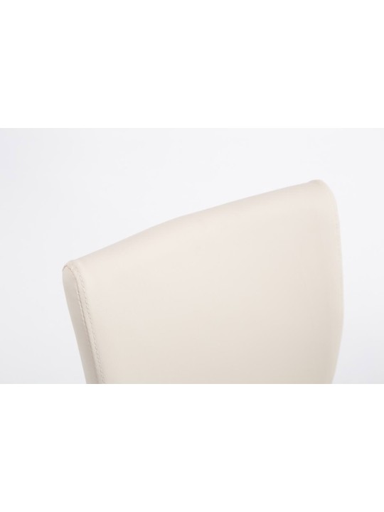 Set van 2 barkrukken Keulen kunstleer chroom, crème Set van 2 barkrukken Keulen kunstleer chroom, crème