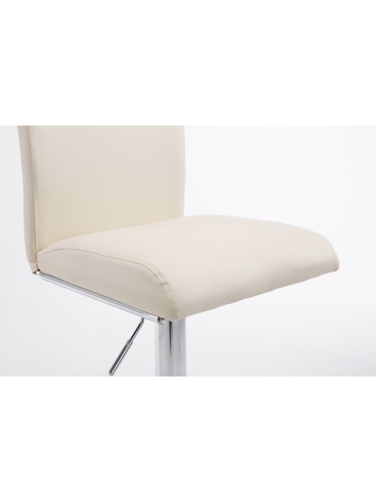 Set van 2 barkrukken Keulen kunstleer chroom, crème Set van 2 barkrukken Keulen kunstleer chroom, crème