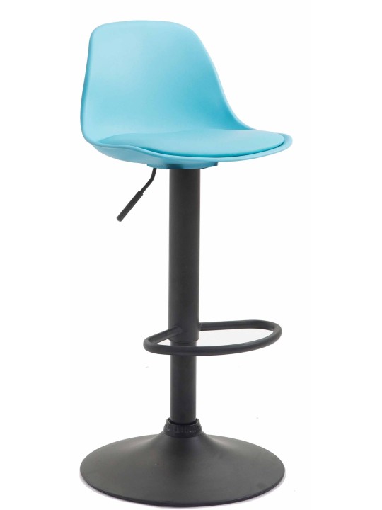 Barkruk Kiel kunstleer, blauw