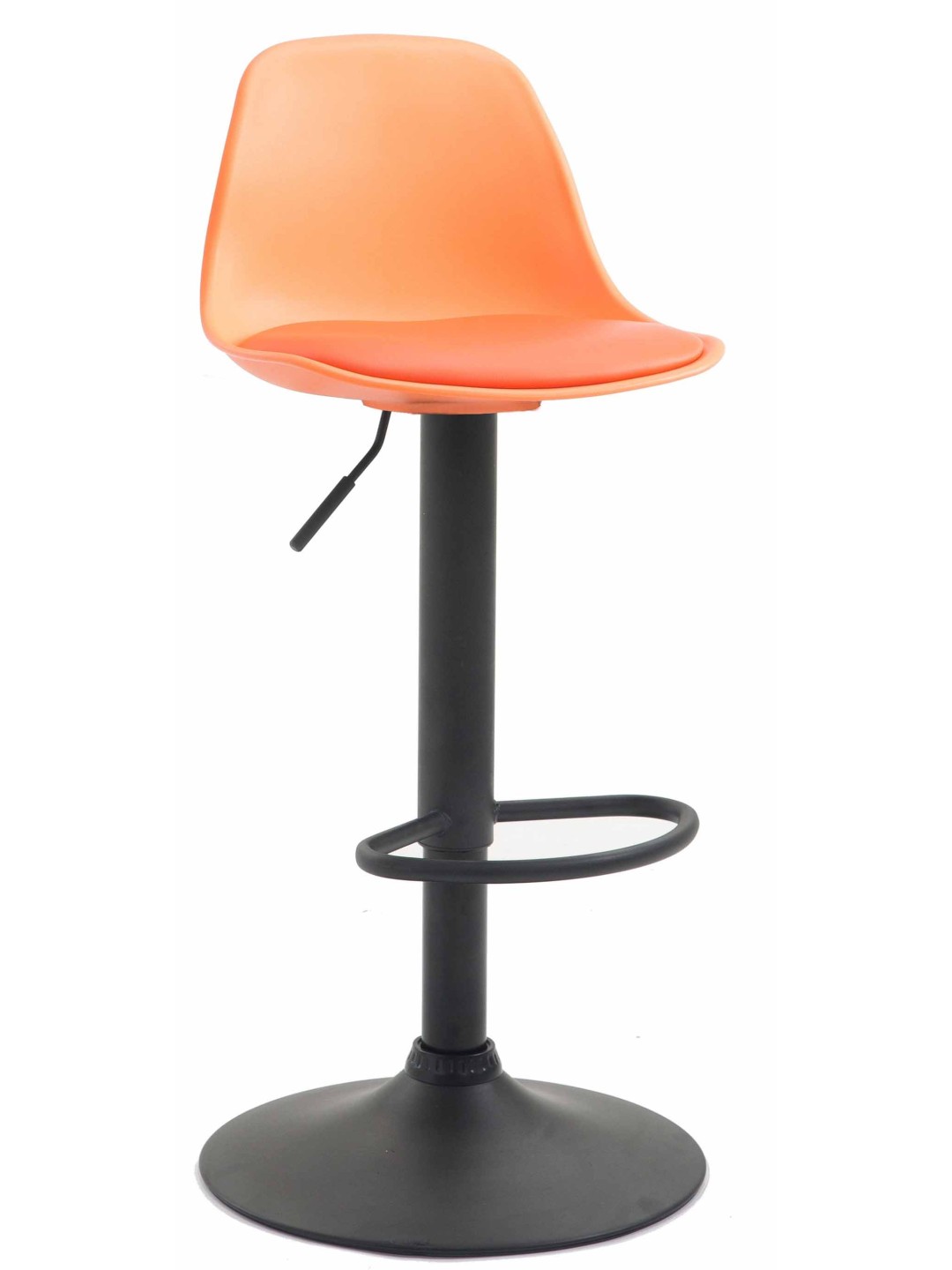 Barkruk Kiel kunstleer, oranje