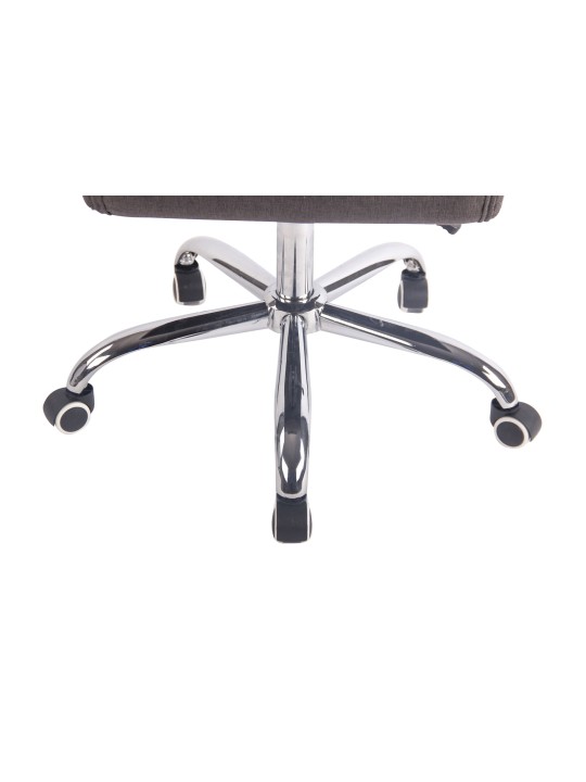Bureaustoel Deli stof, donkergrijs