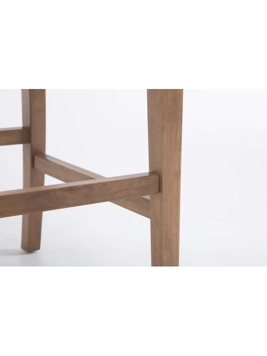 Set van 2 barkrukken Louise stof antiek-licht, lichtgrijs