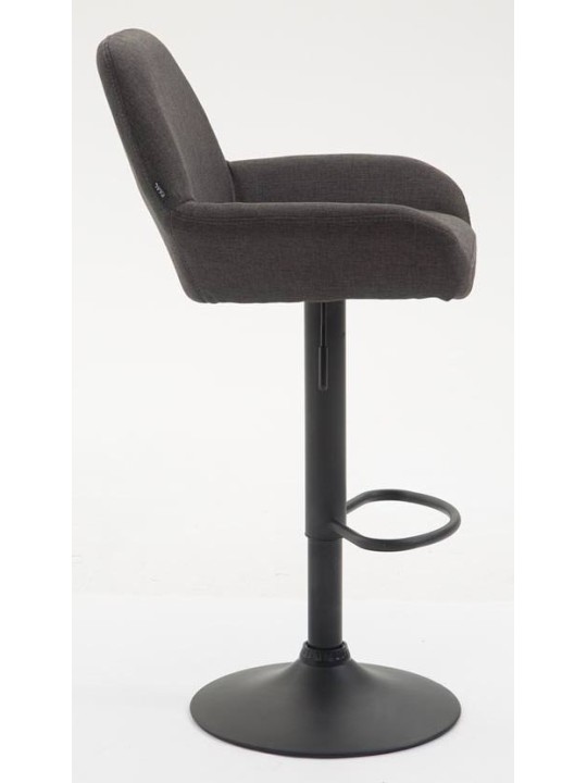 Set van 2 barkrukken Braga stof, donkergrijs