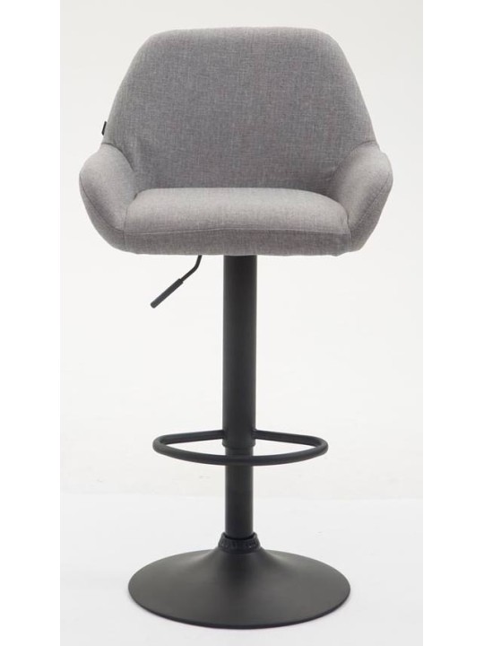 Set van 2 barkrukken Braga stof, grijs