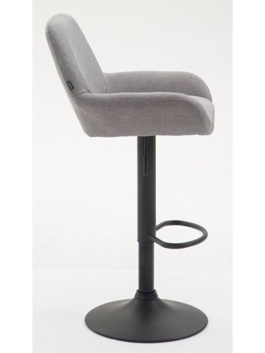 Set van 2 barkrukken Braga stof, grijs