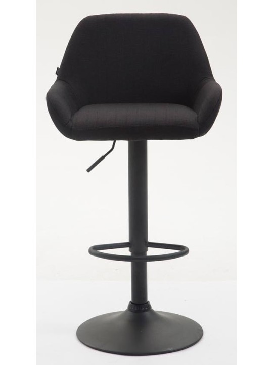 Set van 2 barkrukken Braga stof, zwart