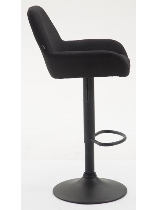 Set van 2 barkrukken Braga stof, zwart