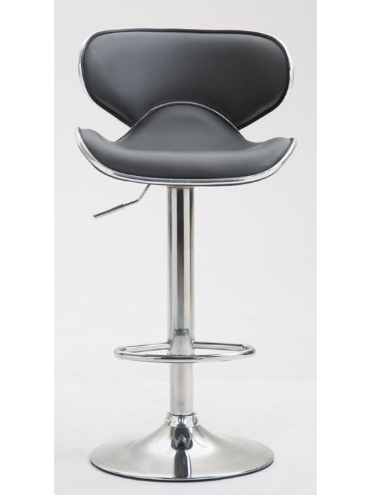Set van 2 barkrukken Las Vegas V2 kunstleer chroom, grijs